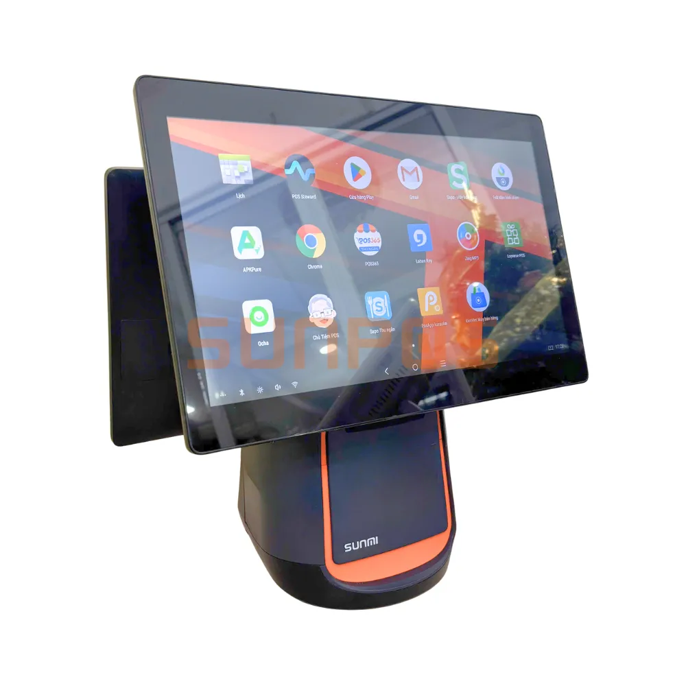 Máy POS Sunmi T2 (2 màn - màn phụ lớn) — ảnh 2/3