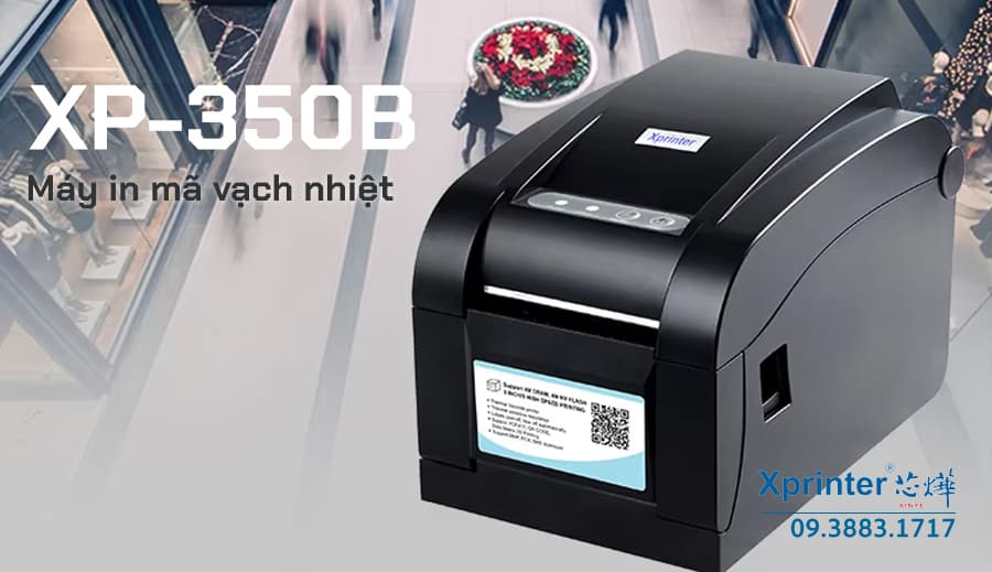 Máy in tem XP350B — ảnh 3/4