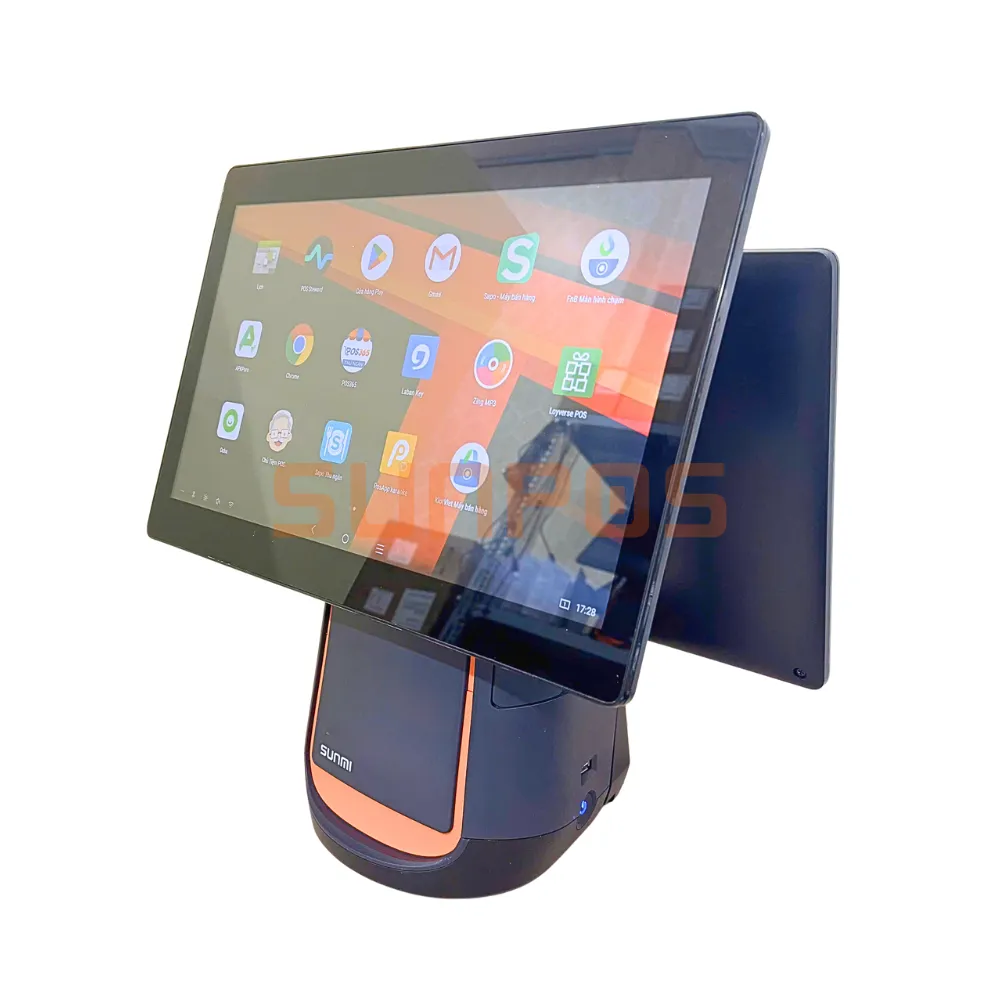 Máy POS Sunmi T2 (2 màn - màn phụ lớn) — ảnh 3/3