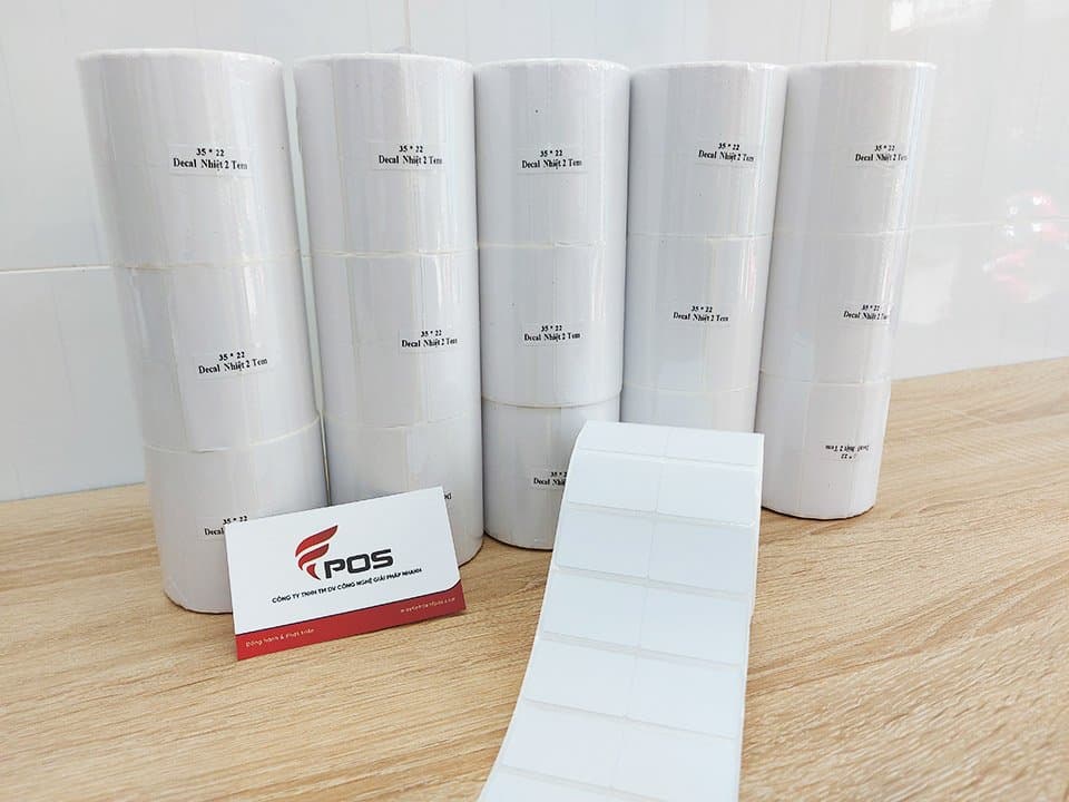 Giấy in tem 35x22 x2 (cuộn 25m) — ảnh 3/3