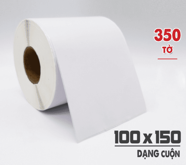 Giấy in tem 100x150 (cuộn 350 tem) — ảnh 2/3