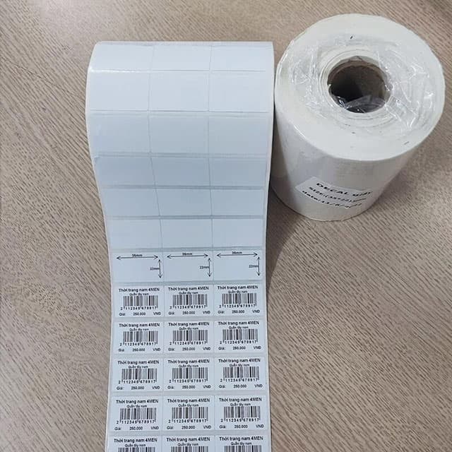 Giấy in 3 tem thường (cuộn 50m) — ảnh 1/3