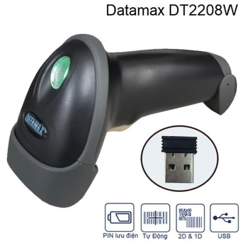 Máy quét mã vạch không dây DT2208W — ảnh 3/3
