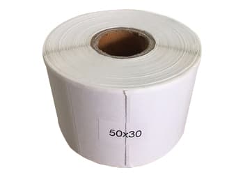 Giấy in tem 50x30 (cuộn 25m) — ảnh 1/3